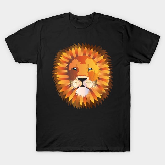 Lion head T-Shirt by mypointink